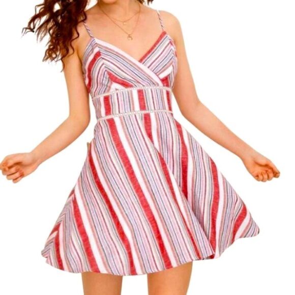 Blue Rain Dresses & Skirts - Franchesca’s Blue Rain XXS striped Dress NWT!